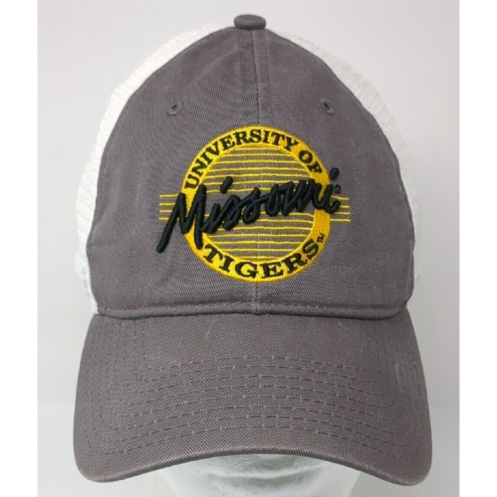 Missouri Tigers The Game Hat Cap Snapback Circle Bar Logo Spell Out Mizzou VTG